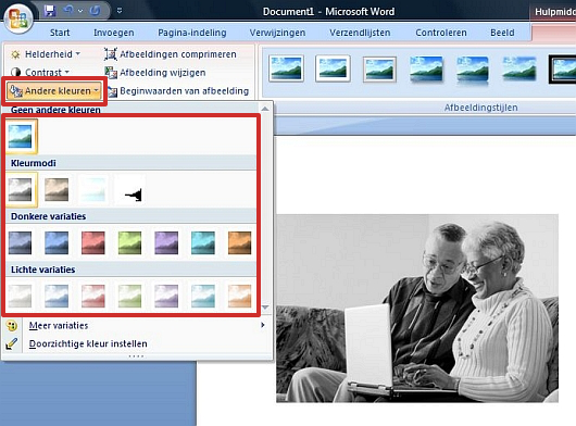 20150819_afbeeldingen_word 2007_kleuren aanpassen